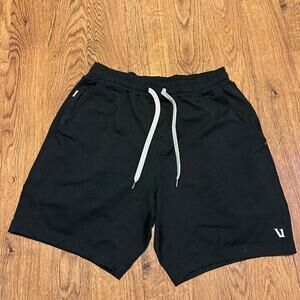 Vuori Black athletic shorts elastic waist size small running sports